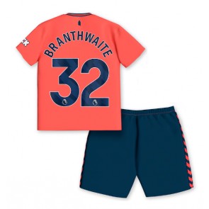 Everton Jarrad Branthwaite #32 Replika Babytøj Udebanesæt Børn 2023-24 Kortærmet (+ Korte bukser)